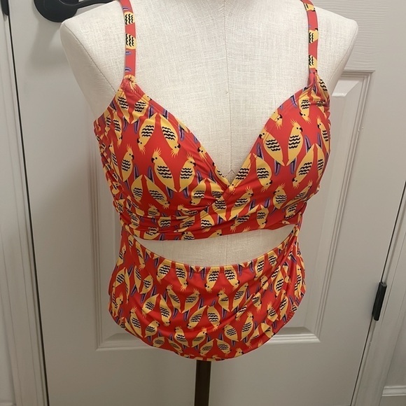 ModCloth The Joanna One-Piece Swimsuit New Sz Medium - Picture 4 of 10
